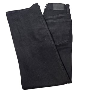 Madewell The Perfect Vintage Wide Leg Jean Womens Size 25 Black NWT